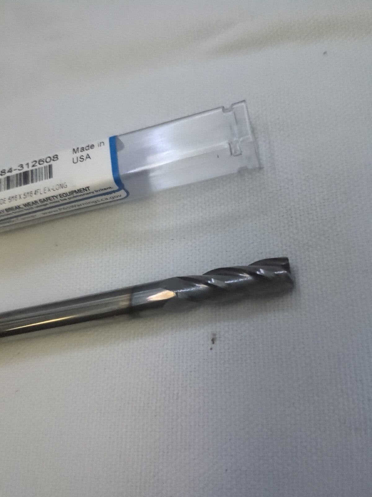 OSG Square End Mill: 5/16" Dia, 1" LOC, 4 Fl 484-312608