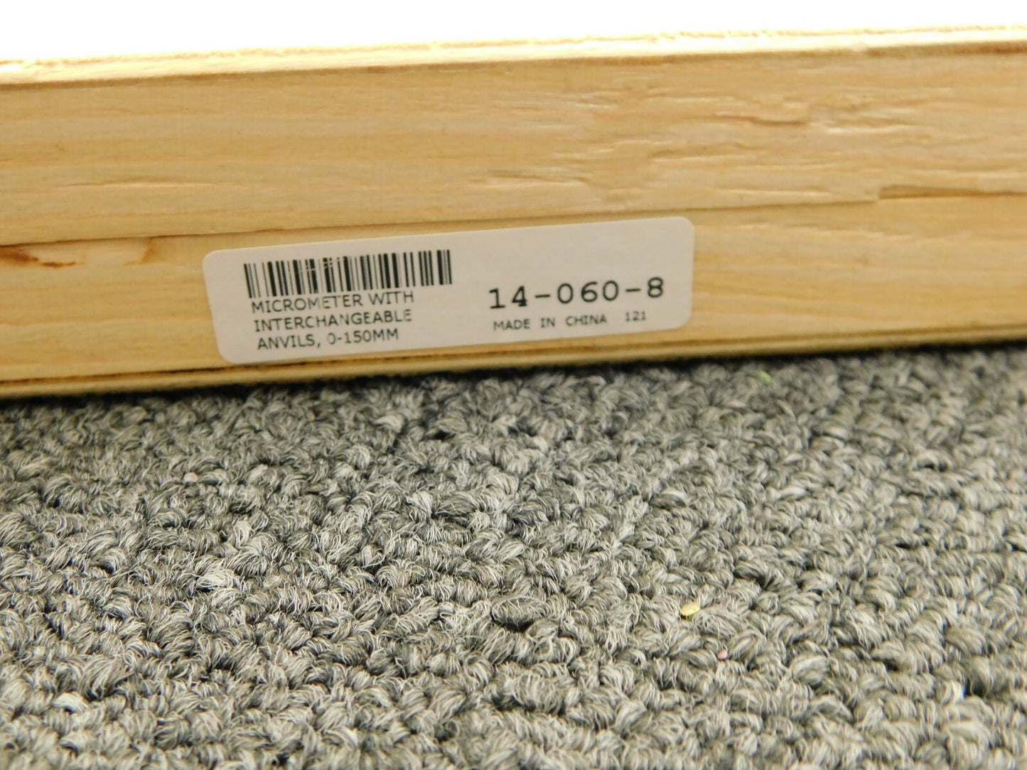 SPI Mechanical Interchangeable Anvil Outside Micrometer 0 to150mm Range 14-060-8