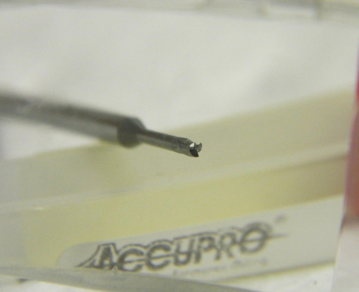 Accupro Square End Mills 0.08" Diam x 0.12" LOC 3FL Qty 2 61731592