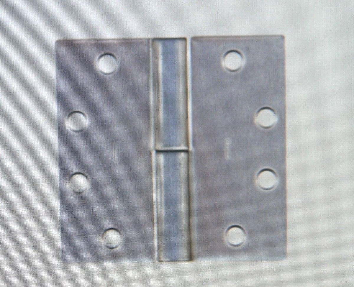 Stanley 4-1/2" x 4-1/2" RH 304 Stainless Steel Full Mortise Hinges Qty