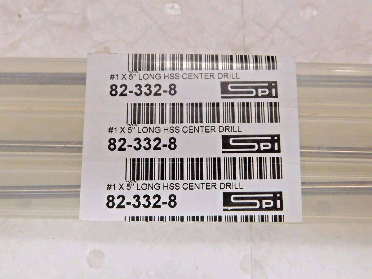 SPI Combined Drill & Countersink 1/8" Body Dia x 5" OAL HSS Qty. 3