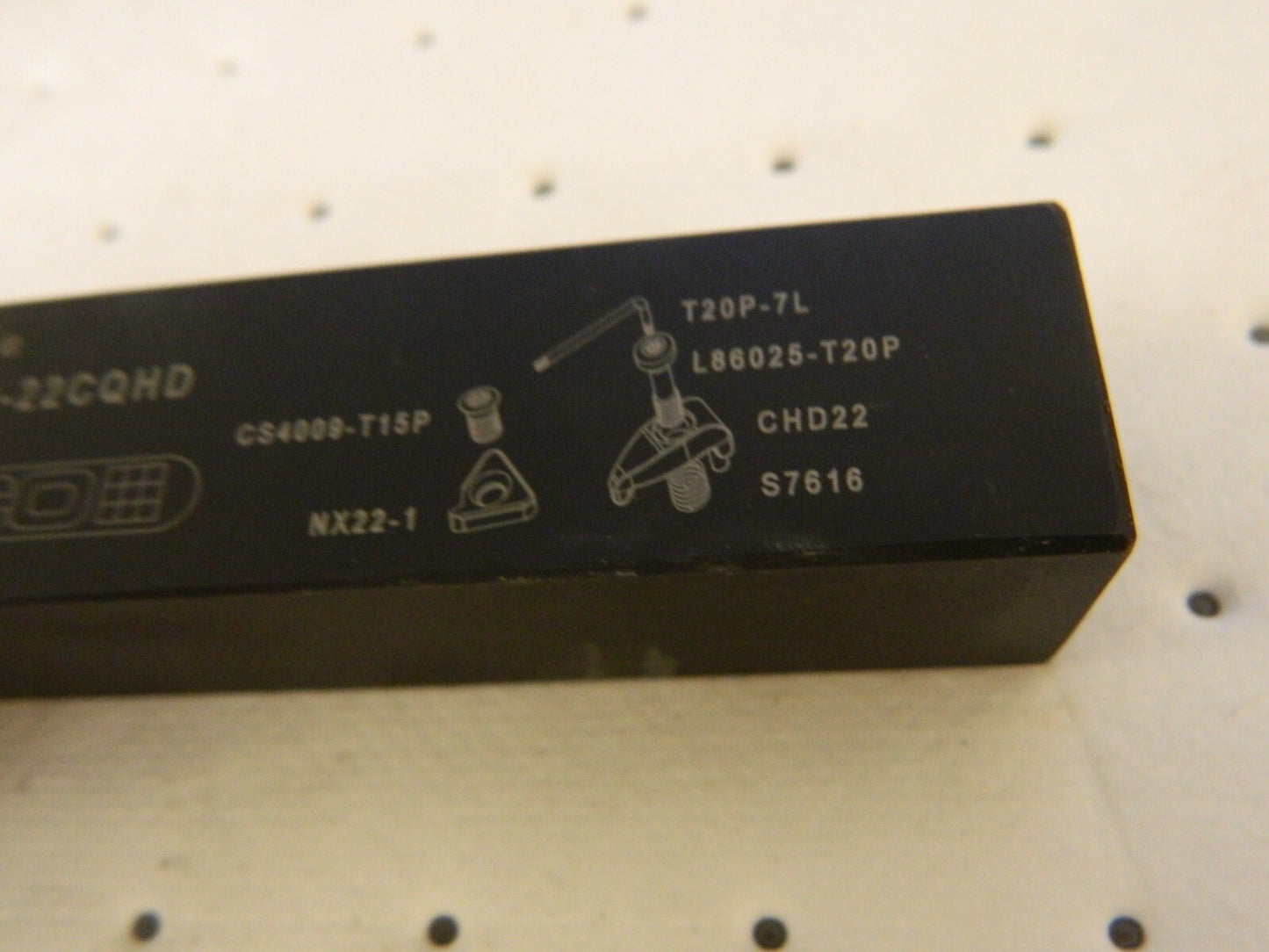 SECO Indexable Threading Toolholder: External RH 1 x 1" Shank 02462842