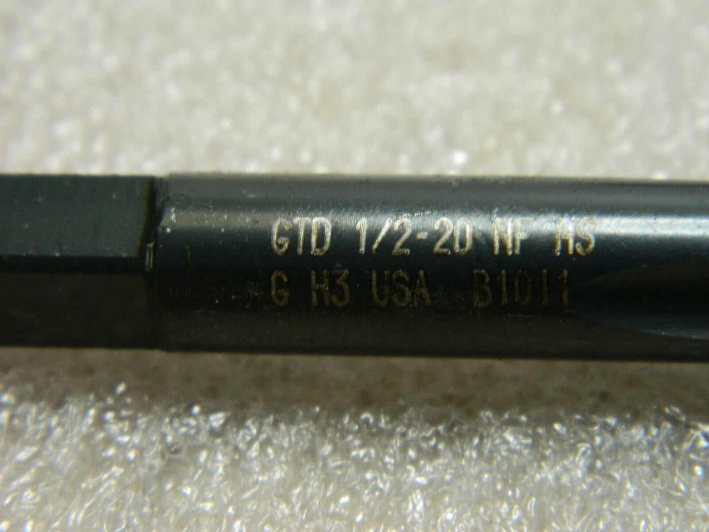 Widia 1/2-20 UNF 3B 3 Flute Oxide Finish HSS Spiral Point Tap QTY 2 13193