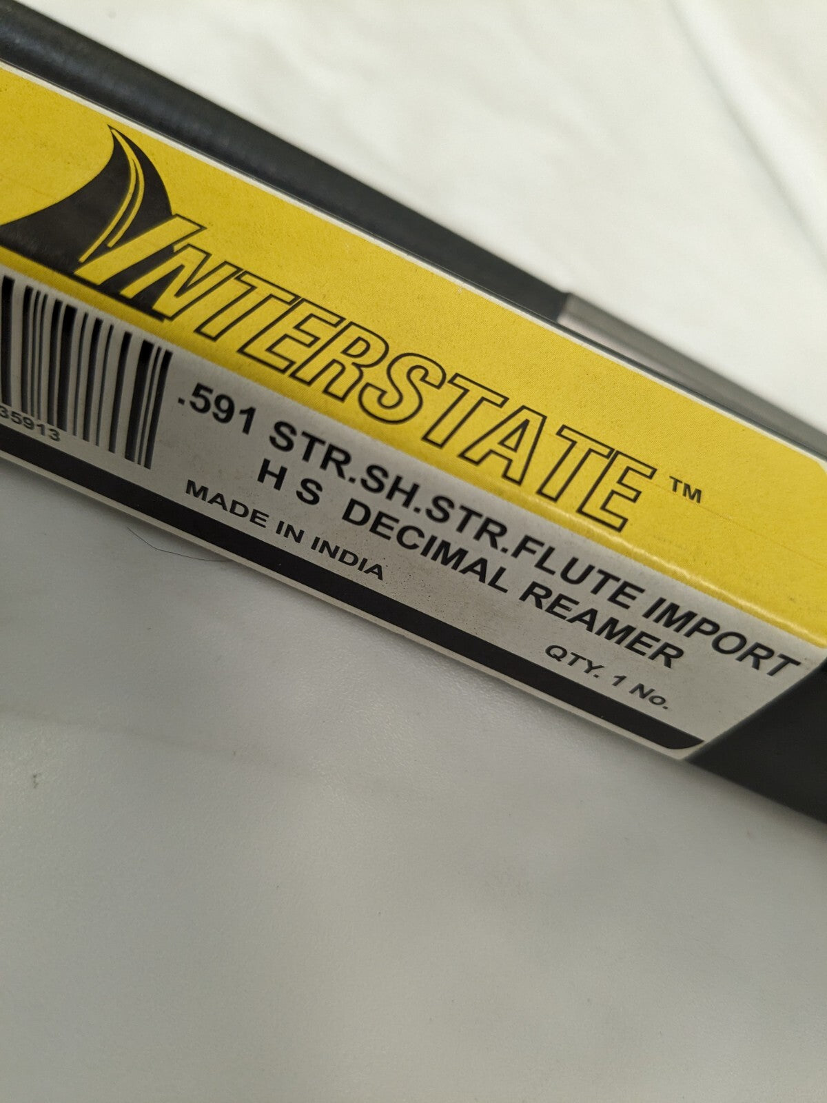 Chucking Reamer: 0.591 Dia HSS Straight Shank 144429605910000