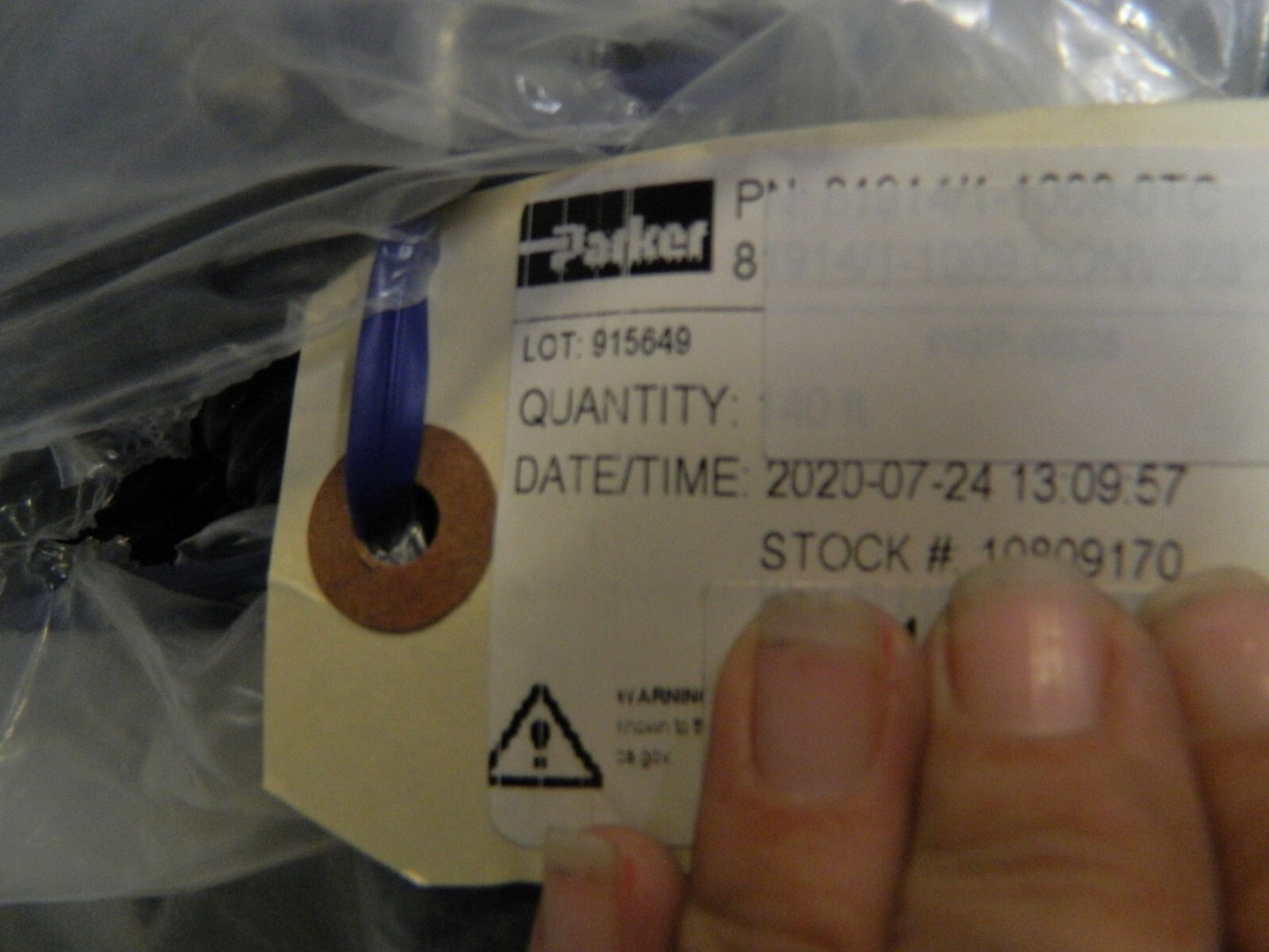 Parker - 7/8" ID x 1.1" OD, 0.035" Wall Thickness, PTFE Tube 25FT