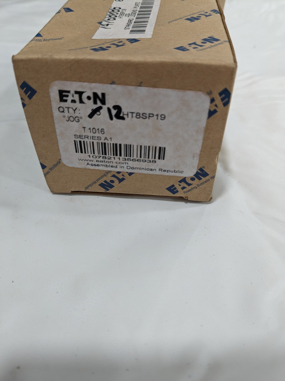 EATON CUTLER-HAMMER Square, Legend Plate - Jog Qty 12 HT8SP19