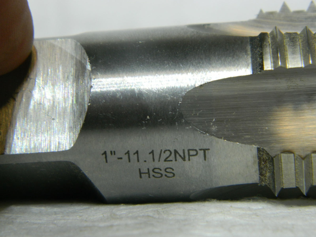 Interstate HSS Interrupted Thread Pipe Tap 1 - 11-1/2 NPT 5 Flutes 04663092