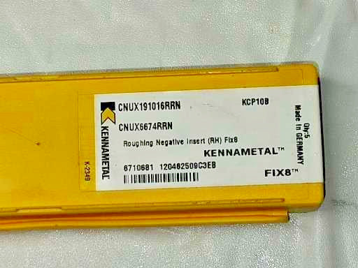 Kennametal Carbide Turning Insert Qty 5 CNUX6674RRN KCP10B 6710681
