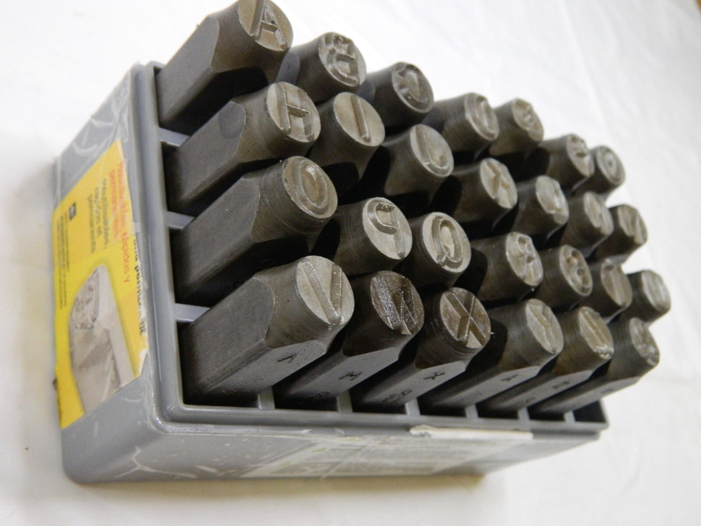 C.H. HANSON Heavy-Duty Stamp Set: 3/8 Character, 27 pc 21151