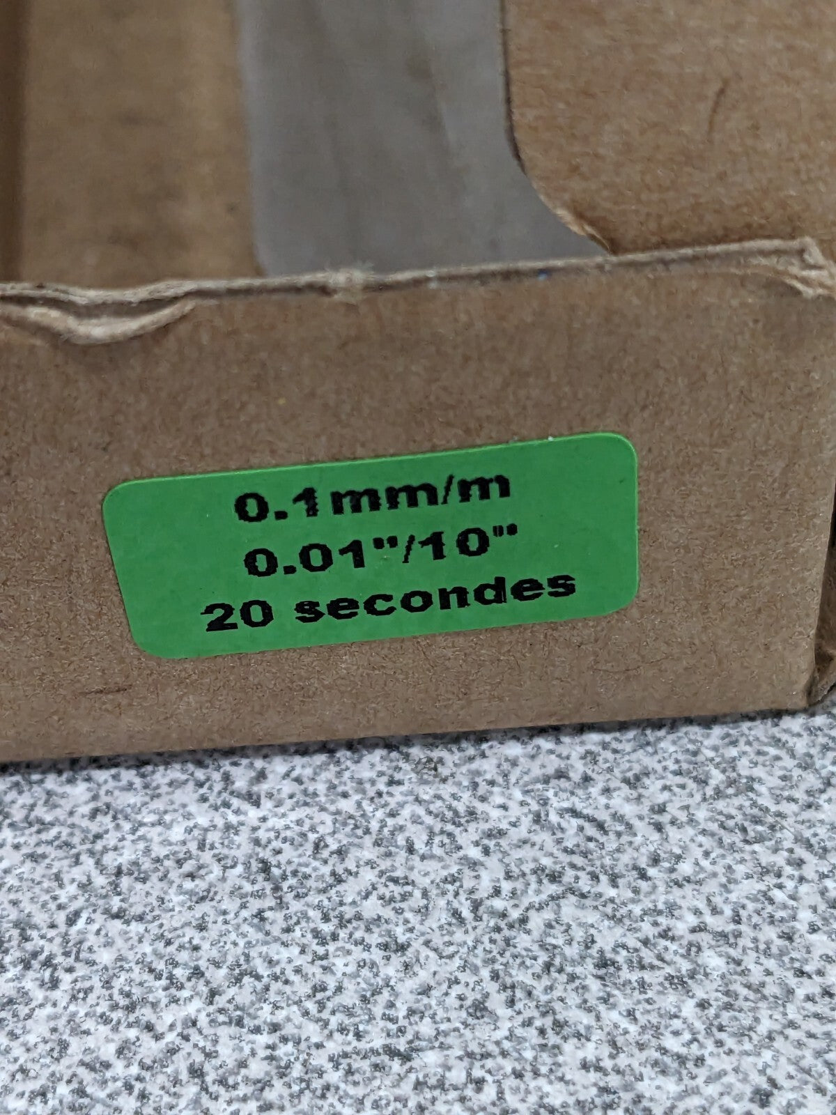 SPI Precision Level: Machinists, 0.001" Sensitivity Per 10" 114-0,1-200 DAMAGED