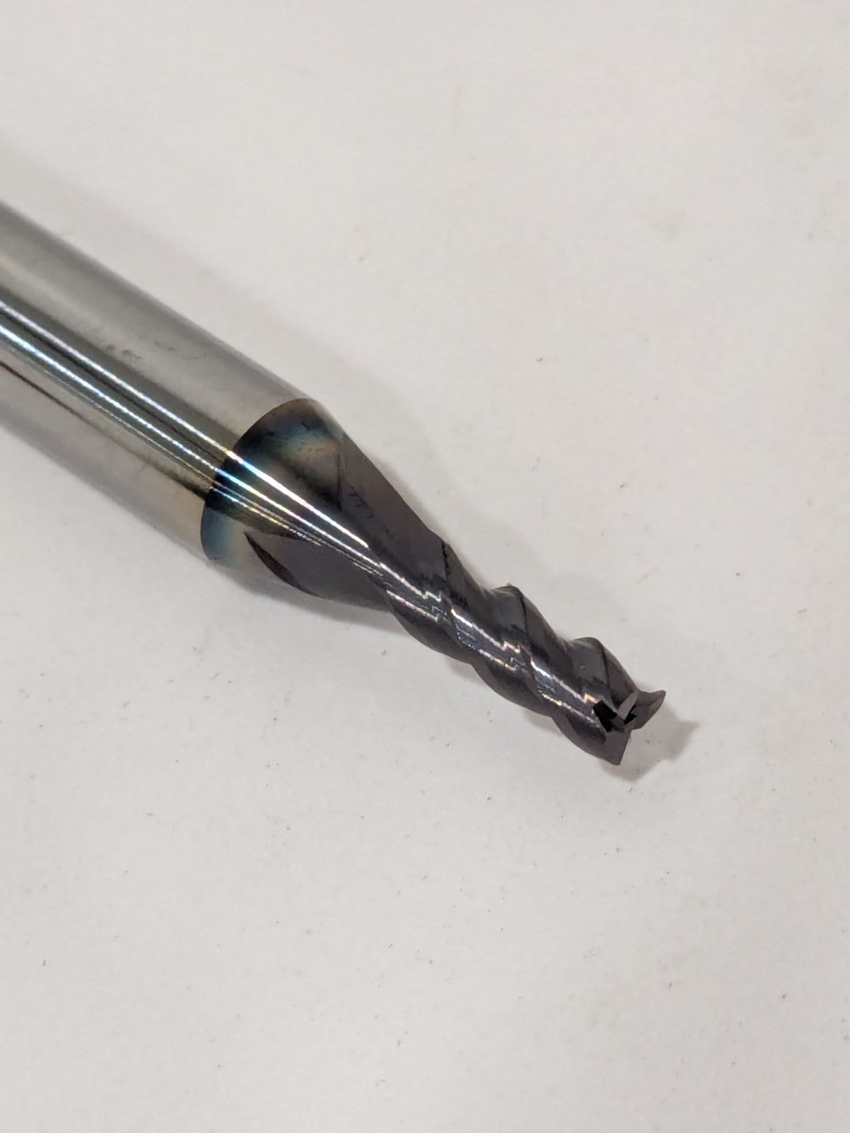 Mitsubishi Square End Mill: 1/8" Dia, 5/16" LOC, 3 Flute, Solid Carbide 494338