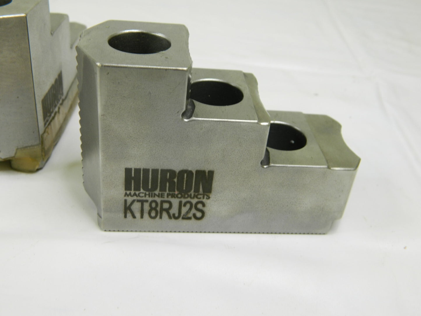 Huron Hard Lathe Chuck Jaw: Top 3.8'' OAL, 2 Step Qty 2 KT8RJ2S
