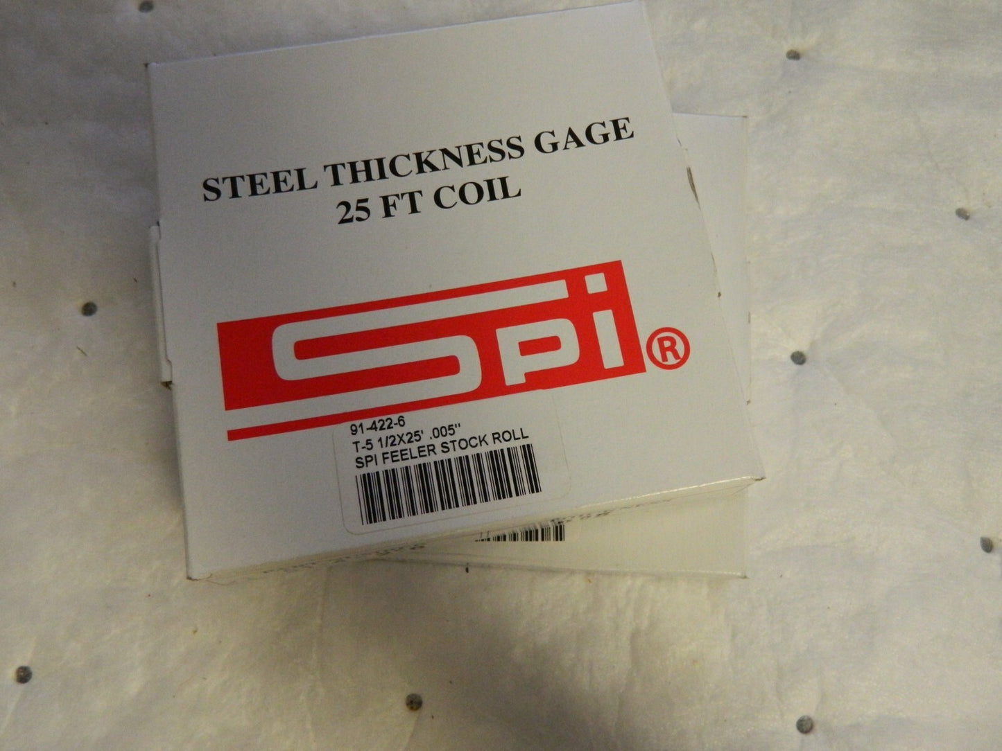SPI 0.005 Inch Thick x 25 Ft. Long x 1/2 Inch Wide, Feeler Stock Roll QTY 2