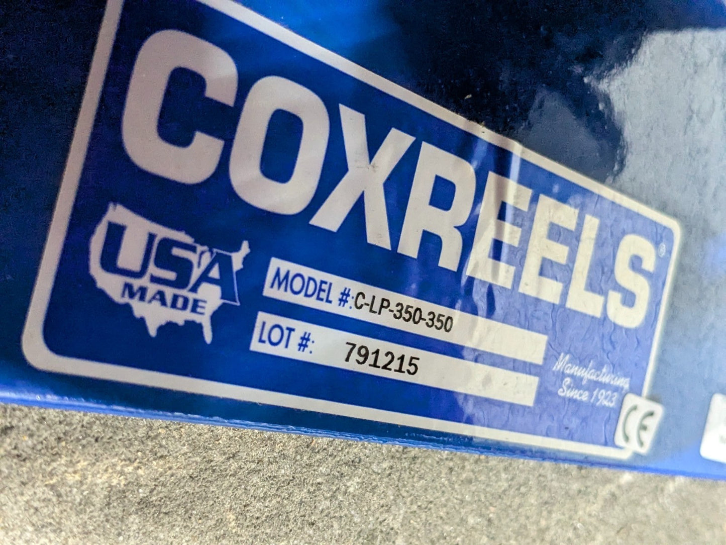 CoxReels Spring Retractable Dual Hose Reel 50 Ft. x 3/8 In. C-LP-350-350