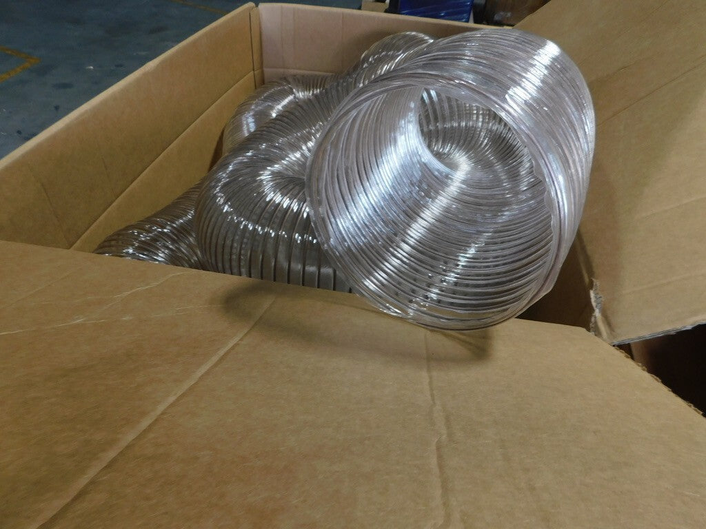 HI-TECH DURAVENT Blower Duct Hose: Polyvinylchloride 8 ID 7psi 20' 202108002025