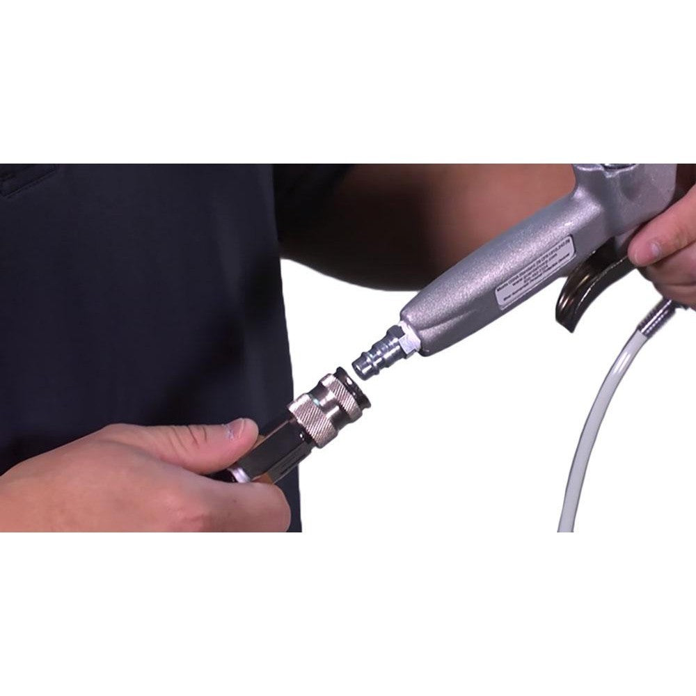 Guardair Air Blow Gun: Safety Extension Tube 1/4 NPT, 12" Tube, Aluminum 79SG012