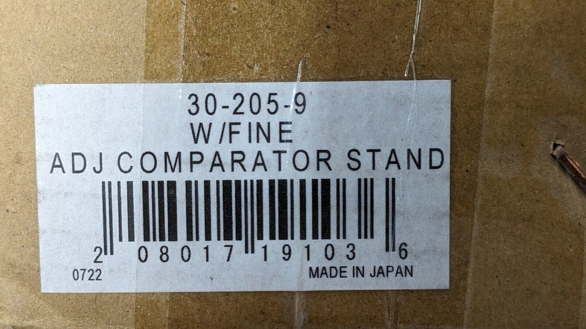 SPI Comparator Stand RS-2 8-1/2" OAL 30-205-9 DAMAGED