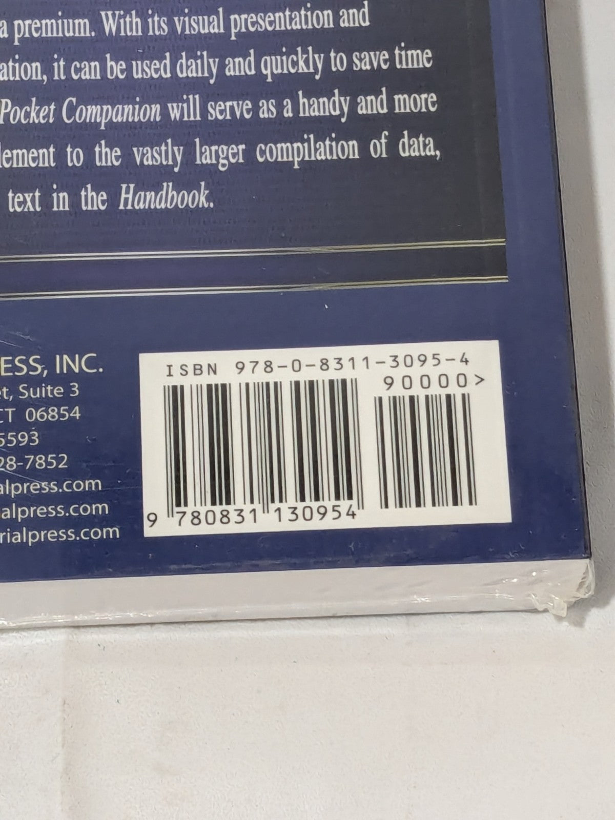 Industrial Press Machinery's Handbook Pocket Companion Revised 1st Edition