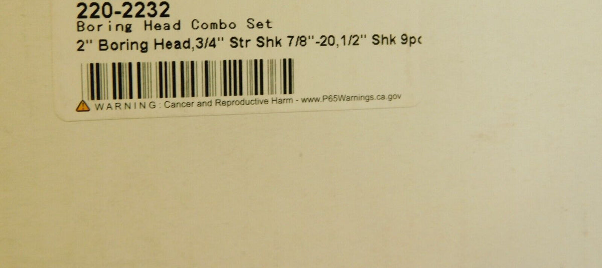 11 Piece Boring Head Combo Set 220-2232