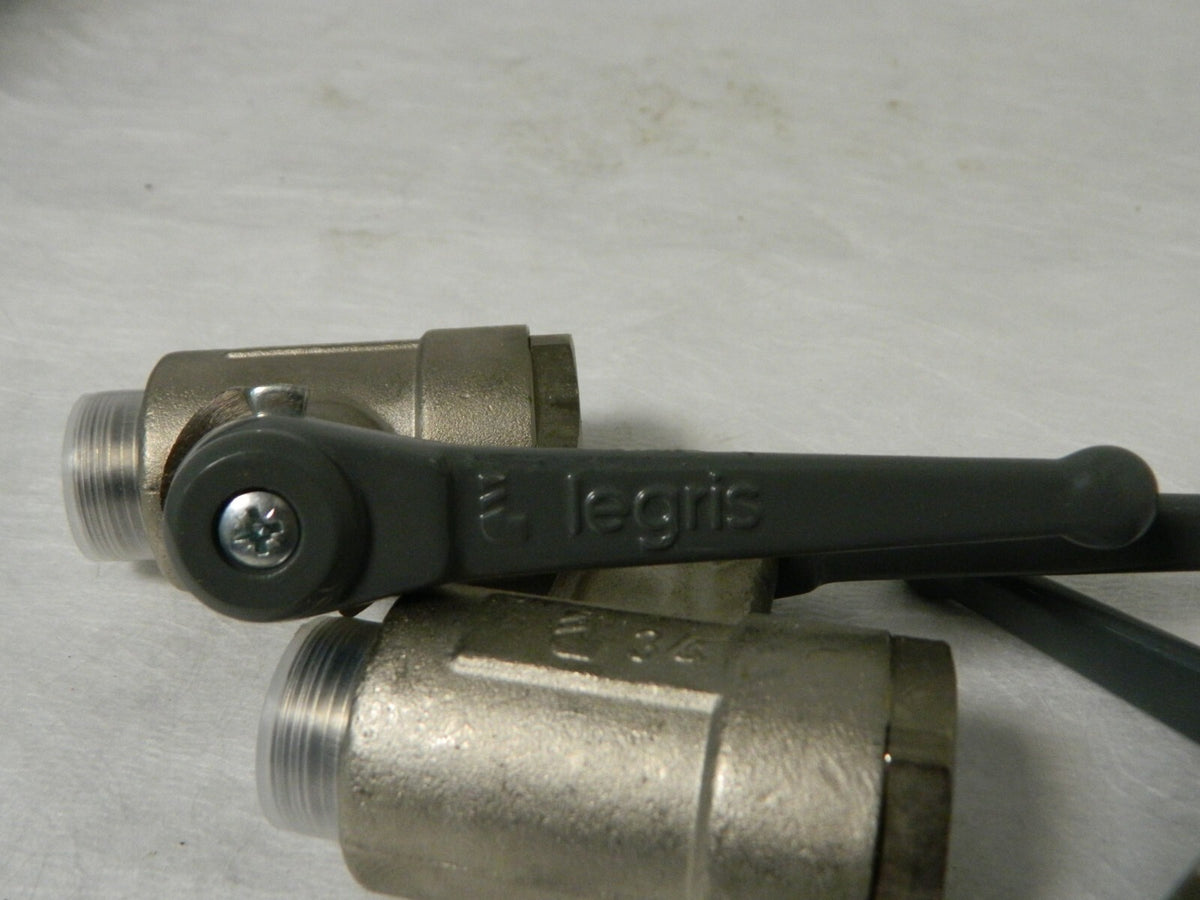 Legris 3/4" Pipe Brass Standard Ball Valve Qty 3 0401 18 27