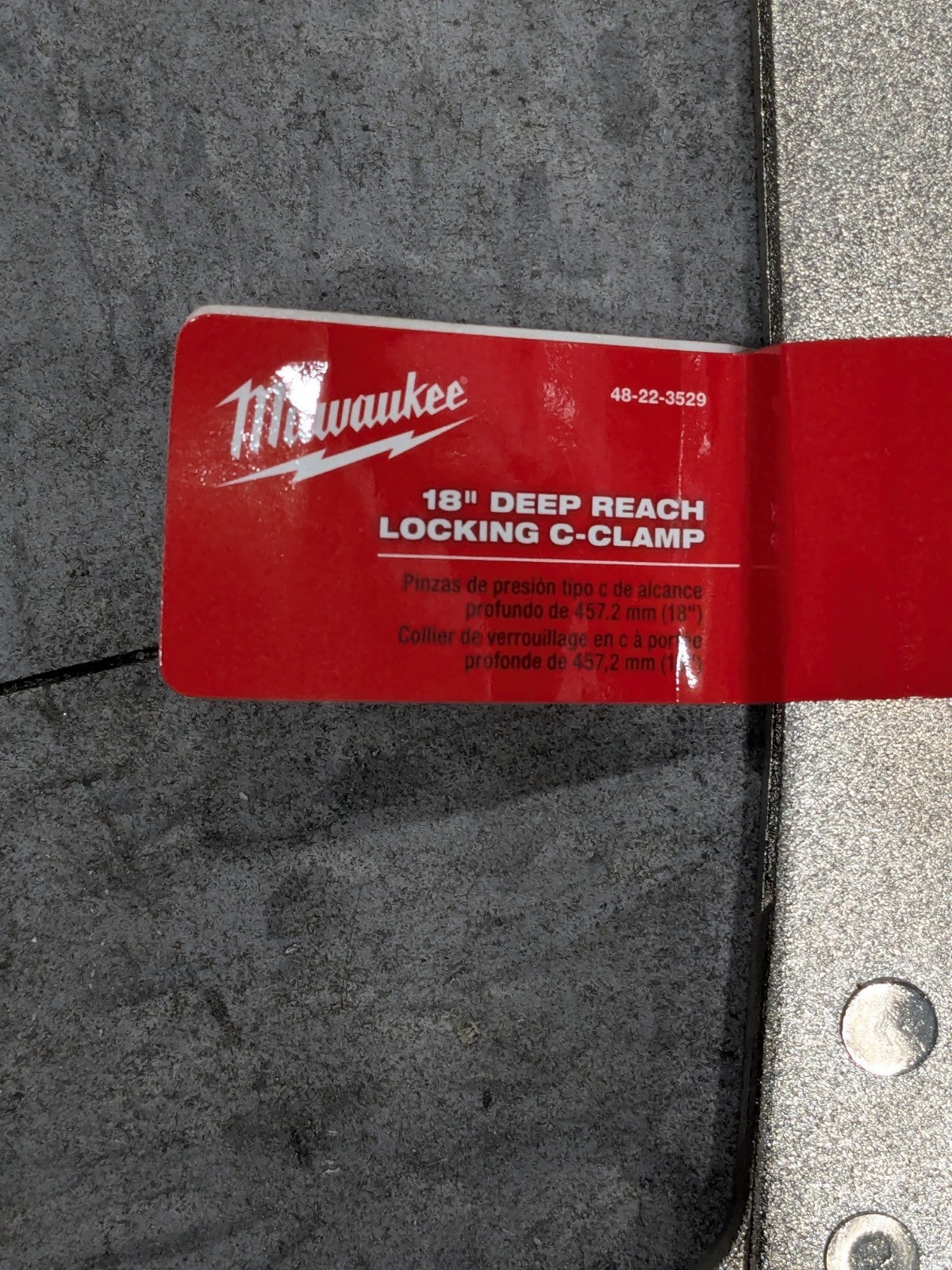 Milwaukee Tool 18" Deep Reach Locking C-Clamp 48-22-3529