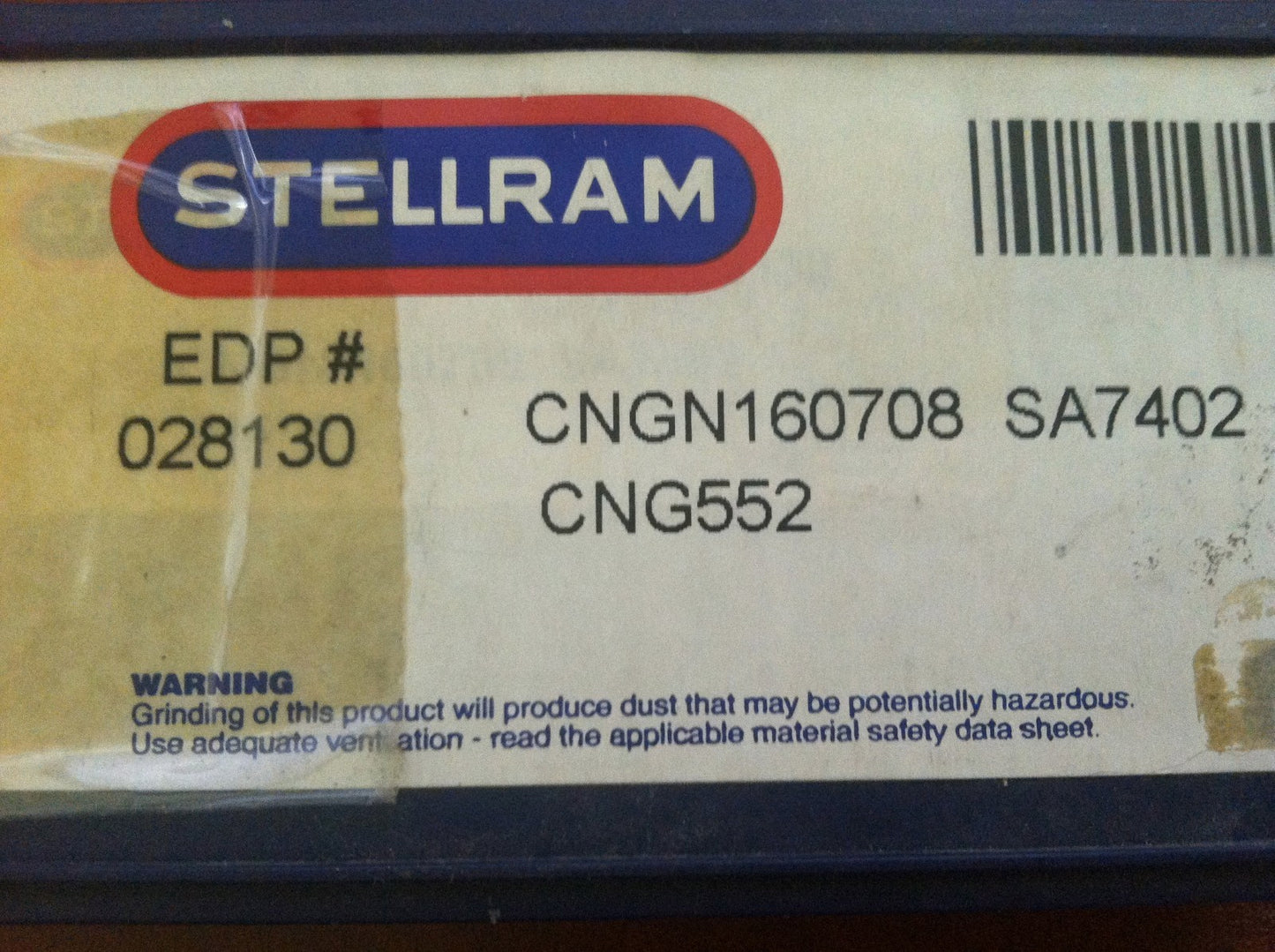 Stellram Ceramic Turning Inserts CNG552 Grade SA7402 Qty. 10 028130