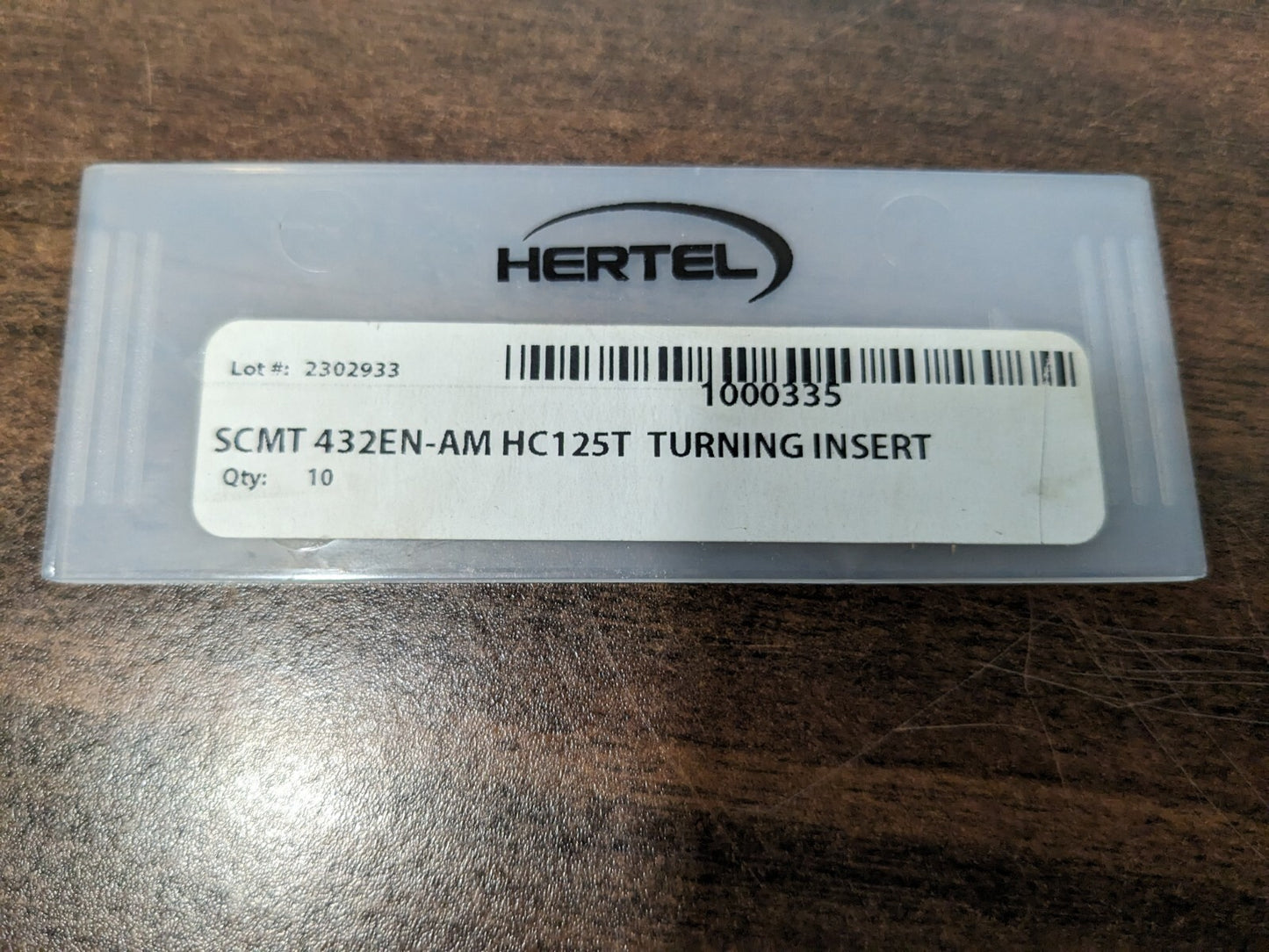 HERTEL Turning Insert 6ct SCMT 432ENAM HC125T, Carbide 1000335