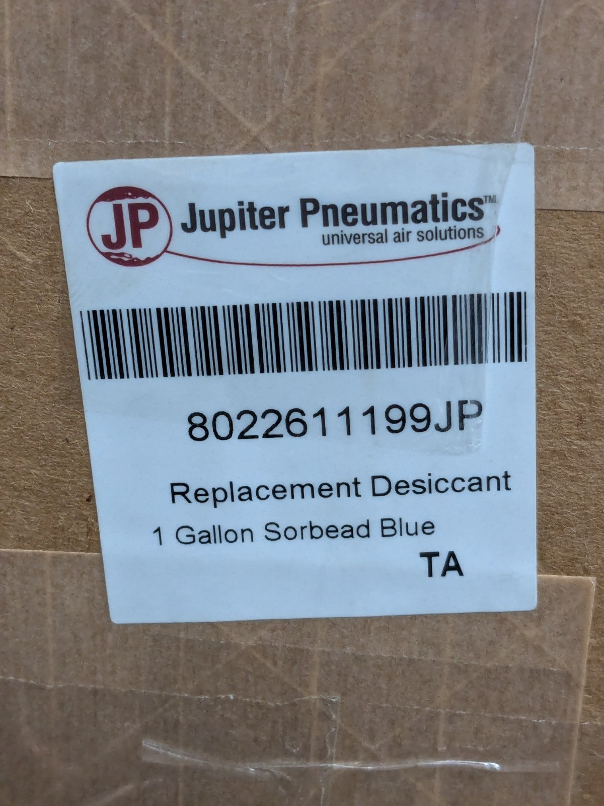 Jupiter Pneumatics 1 Gal Air Dryer Jug Sorbead Blue Desiccant 8022611199JP