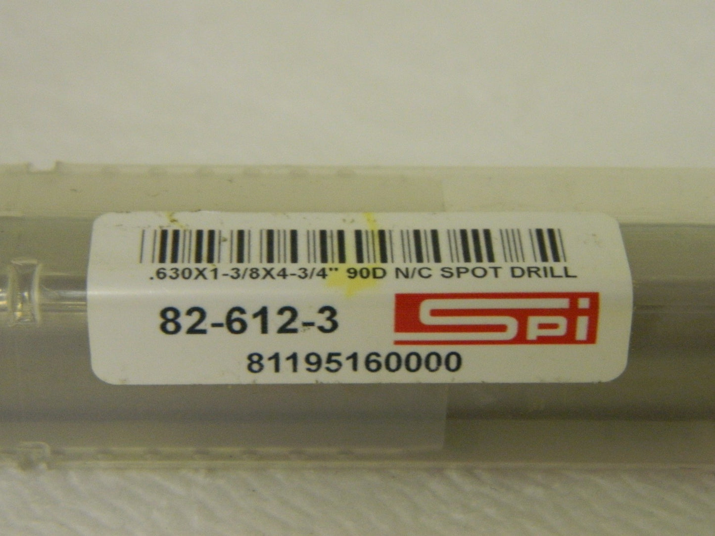 SPI Cobalt Spotting Drill 0.63" x 1-3/8" x 4-3/4" 90° Point Angle 82-612-3