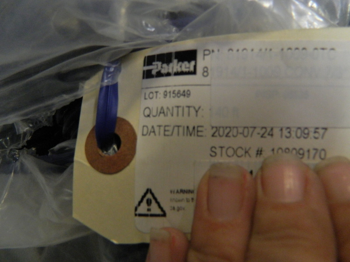 Parker - 7/8" ID x 1.1" OD, 0.035" Wall Thickness, PTFE Tube 25FT