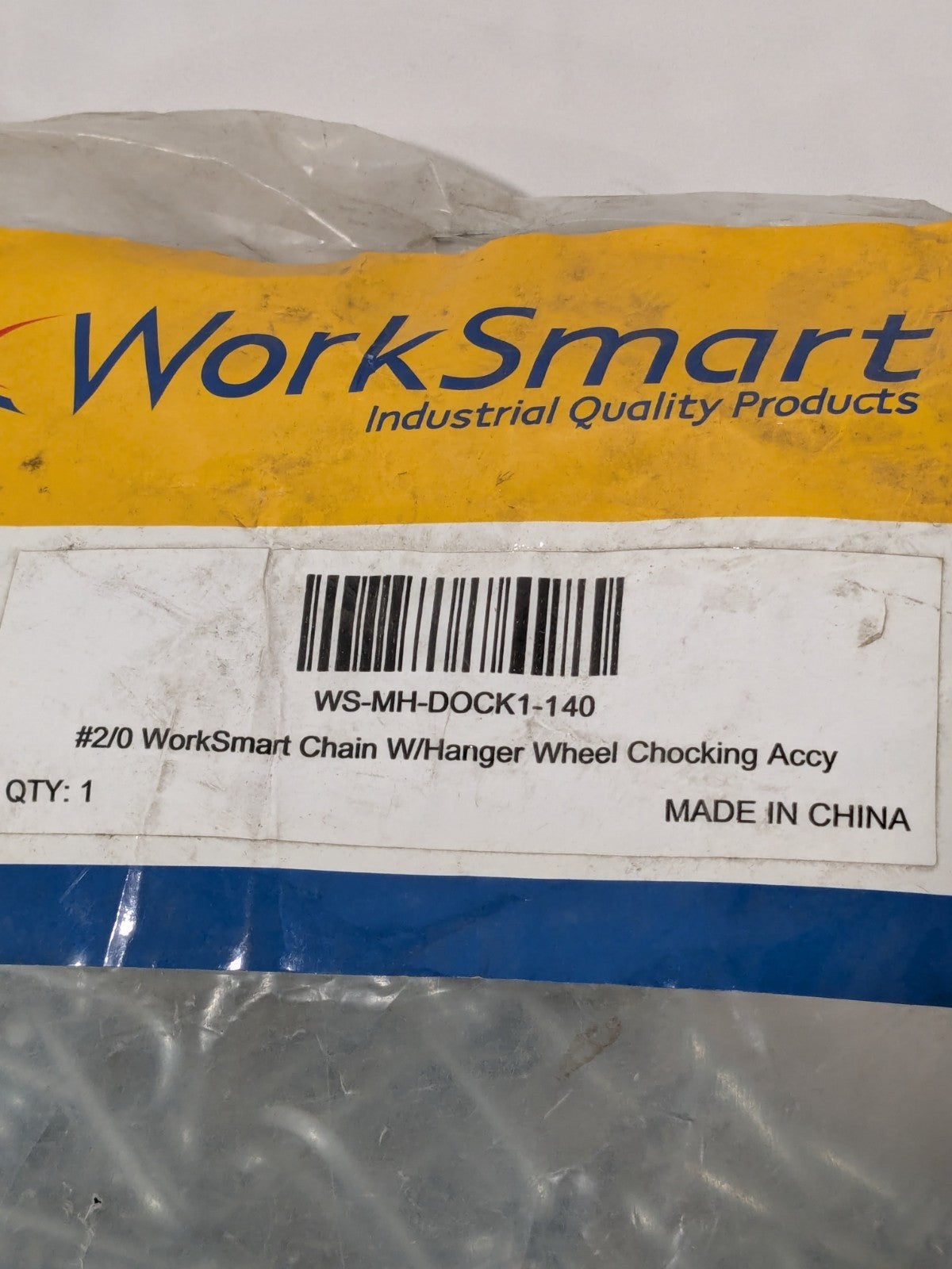 WorkSmart 15 Ft. Chain and Hanger Kit: Standard Number 2/0 Chain WS-MH-DOCK1-140