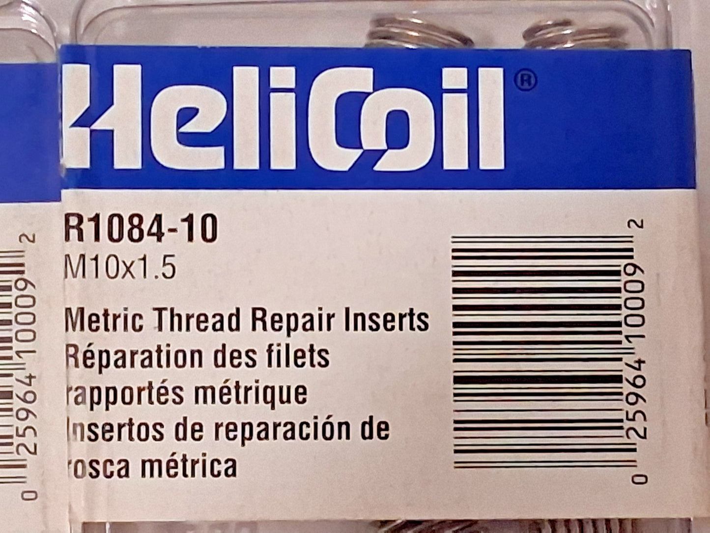 Heli-Coil Free-Running Inserts QTY24 M10x1.5 15.00 mm OAL R1084-10