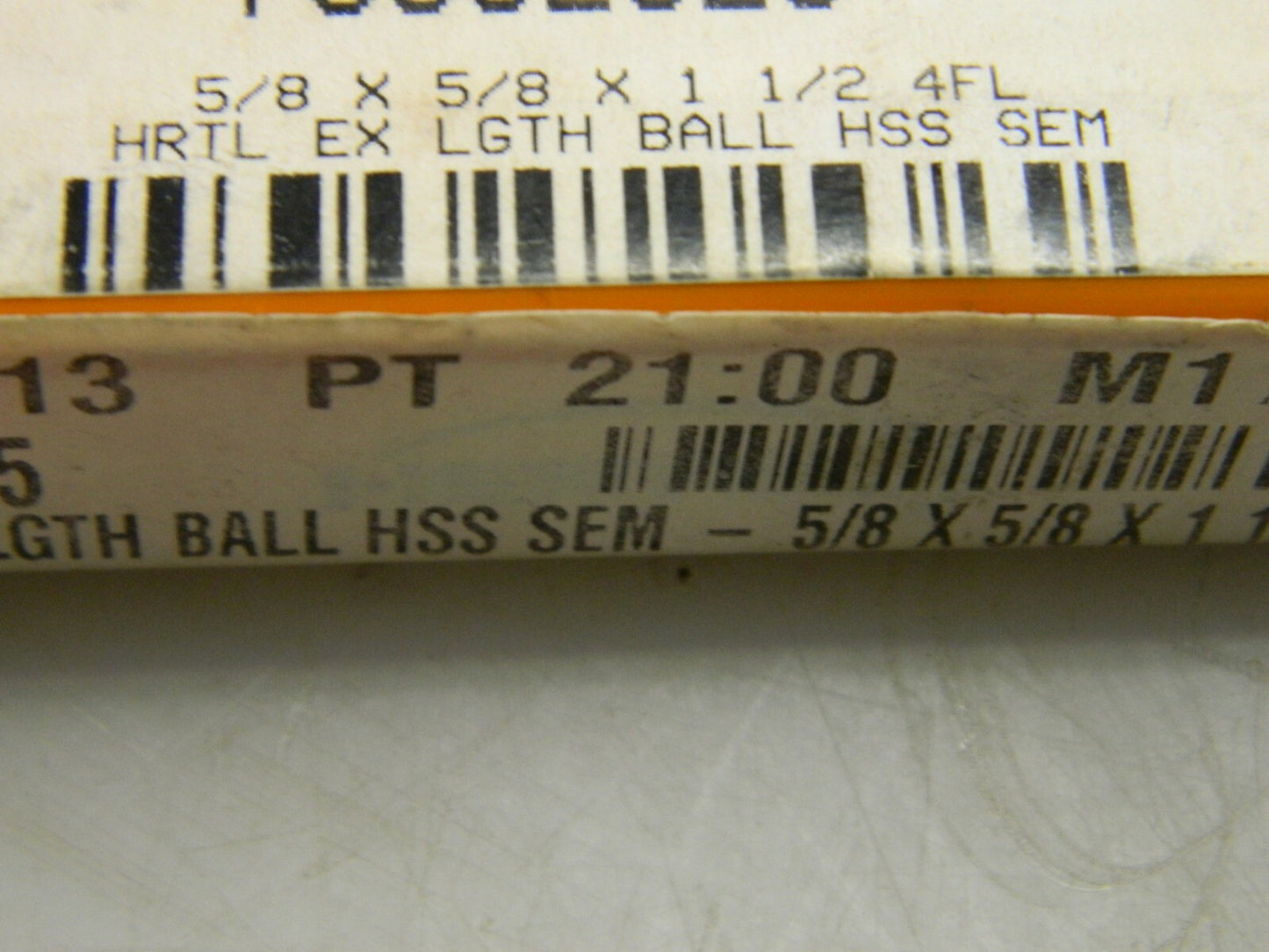 Hertel Uncoated End Mill 4FL 5/8" x 5/8" x 7-1/8" HSS 79562625