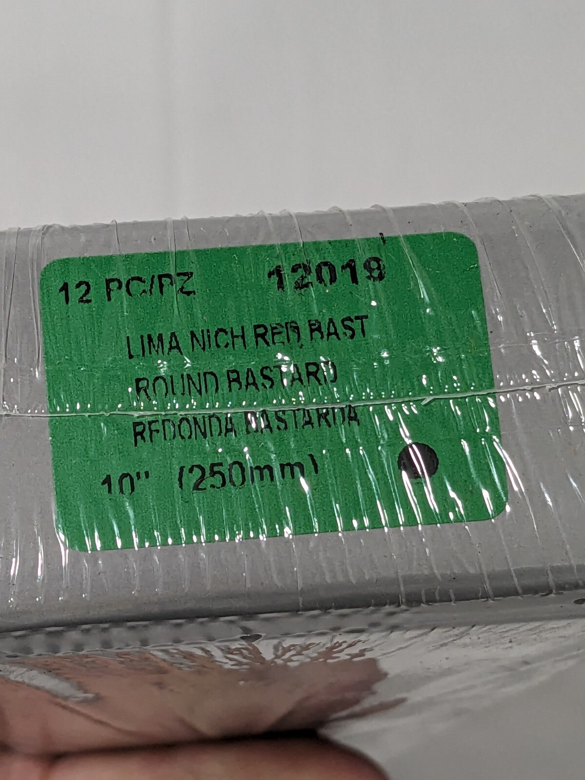 NICHOLSON American-Pattern File: 10" Long, Round, Single Qty 12 12019