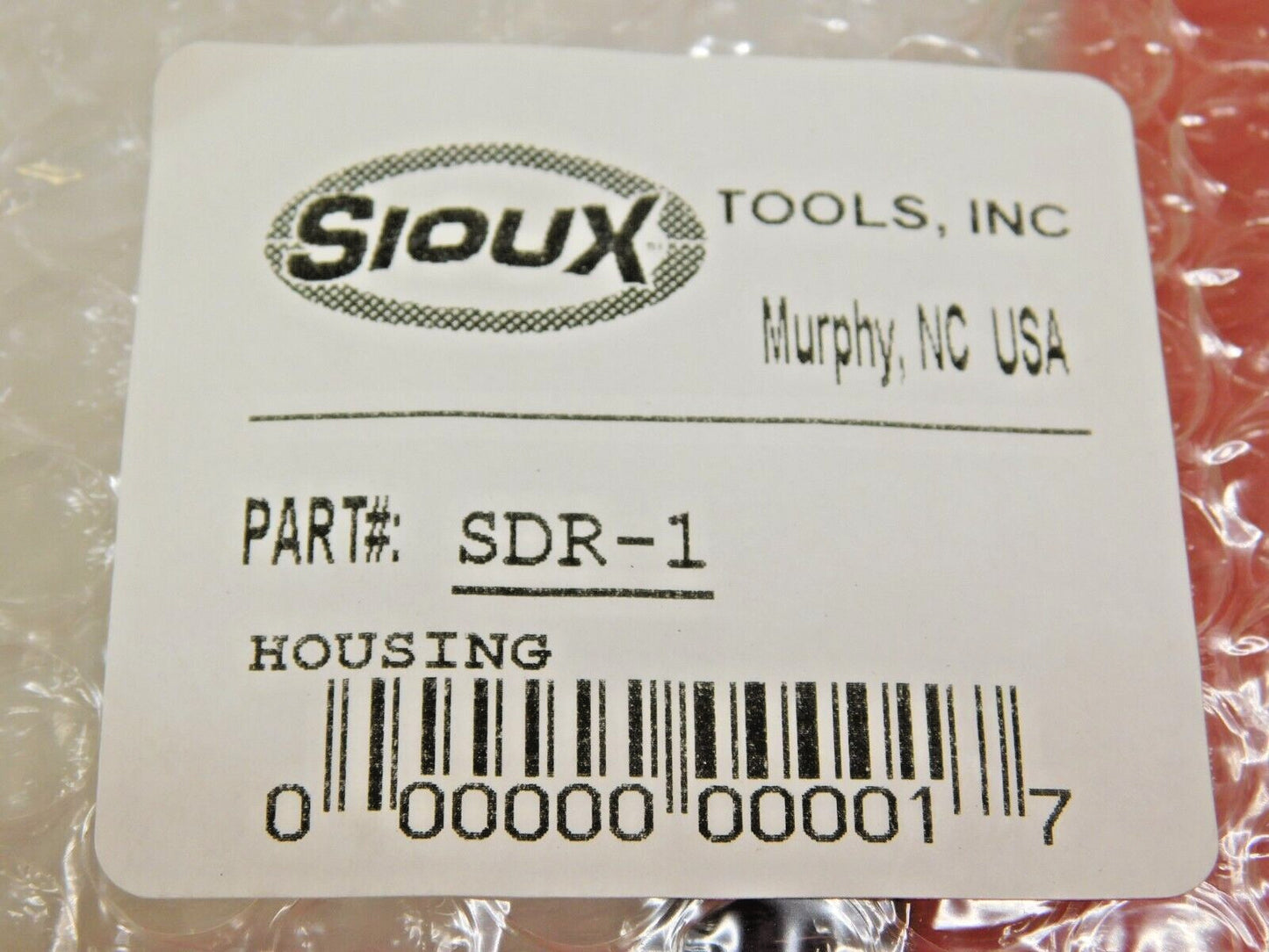 Sioux Tools Housing Pistol Non-Rev QTY 2 SDR-1