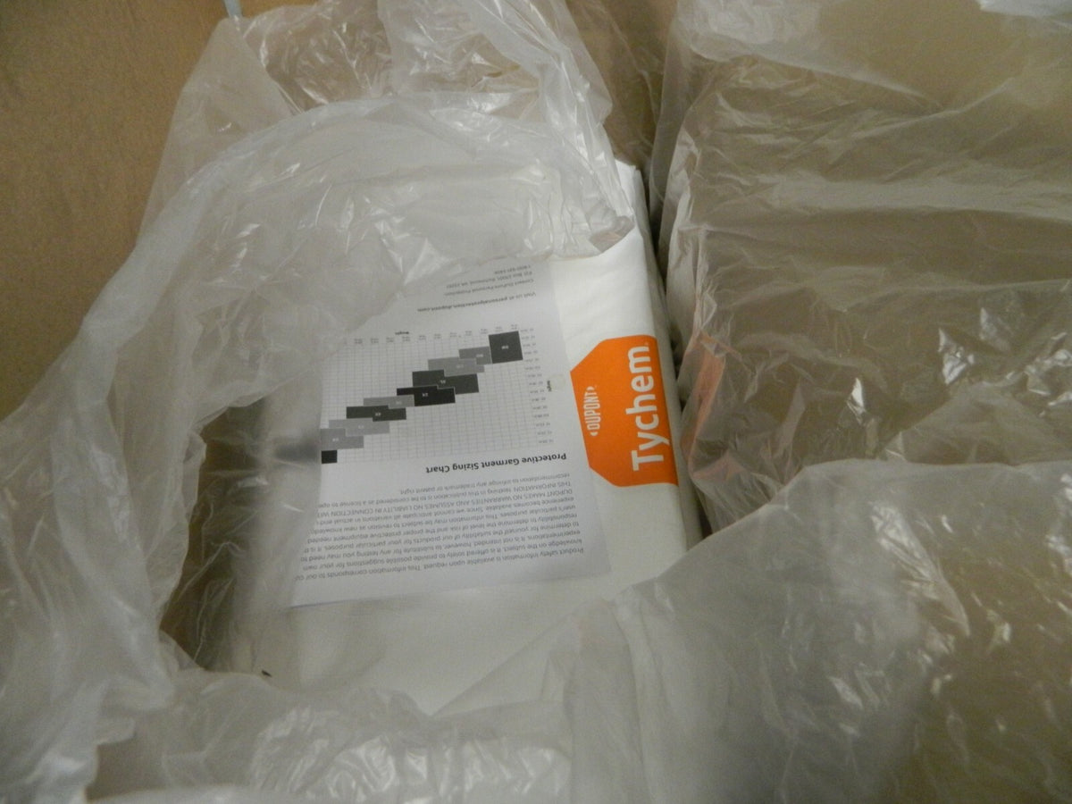 Dupont Chemical Resistant Coat Apron 44" Long White 2XL Qty 25 SL275TWH2X002500