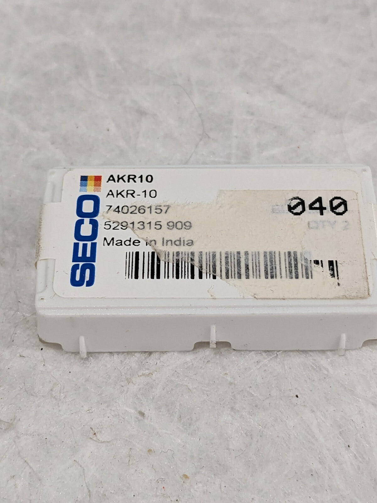 SECO Anvil for Indexables: 0.25" Insert Inscribed Circle Qty 10 74026157