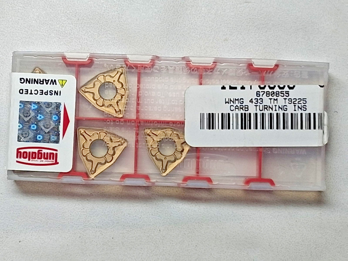 Tungaloy Carbide Turning Inserts QTY5 WNMG 433 TM T9225 6780855