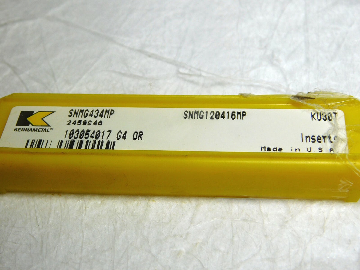 Kennametal Carbide Turning Inserts SNMG434MP Grade-KU30T Box of 5 2459245 USA