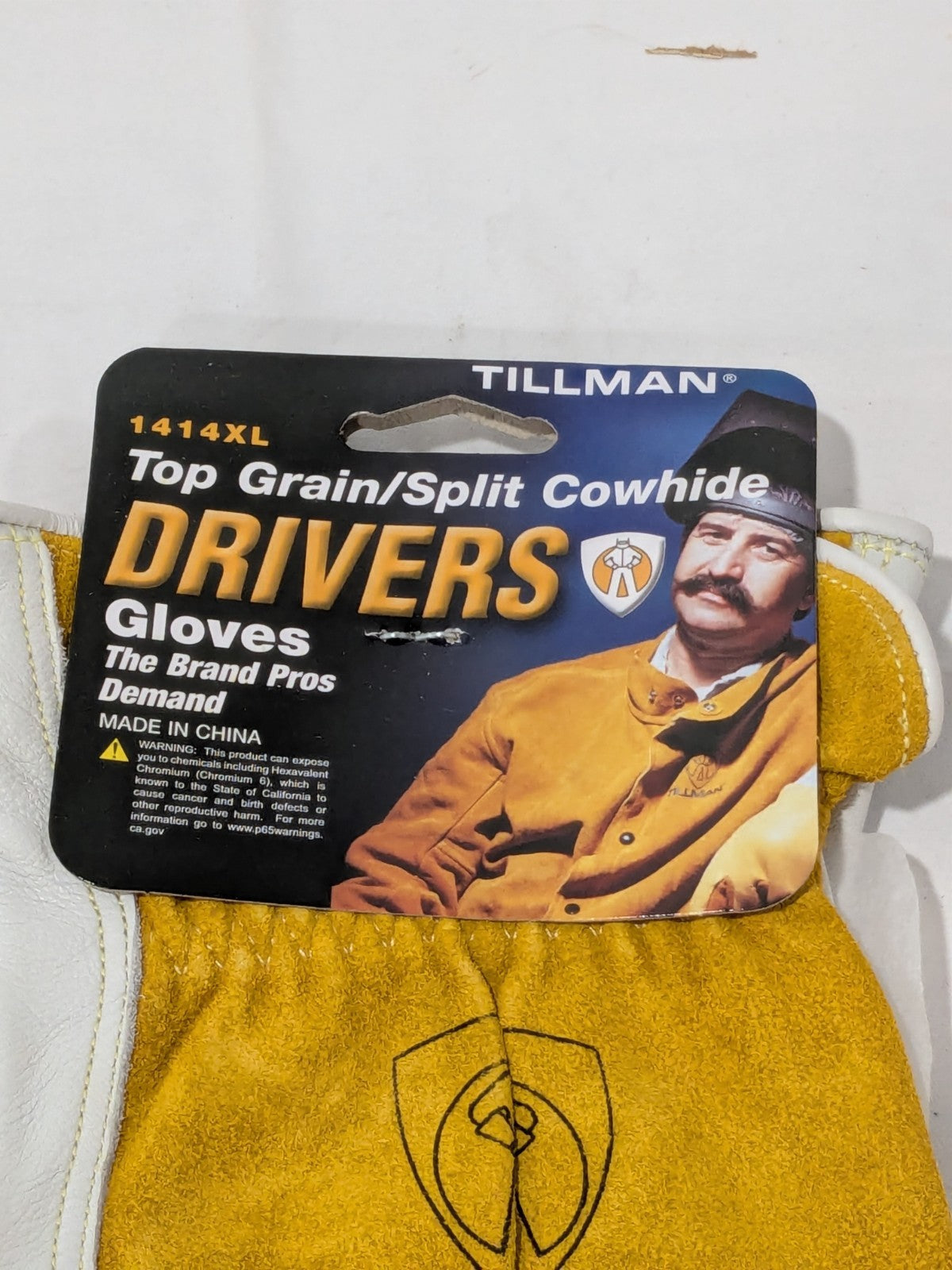TILLMAN Top Grain/Split Cowhide Drivers Gloves Sz XL 1414 XL
