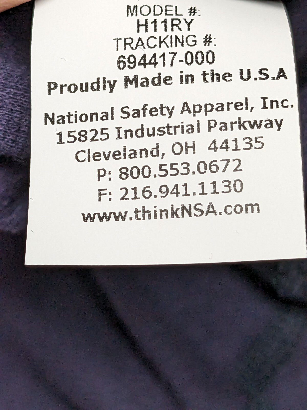 National Safety Apparel Flame Res. Ultrasoft Knit Hood 12 Cal/Sq Qty 2 H11RY