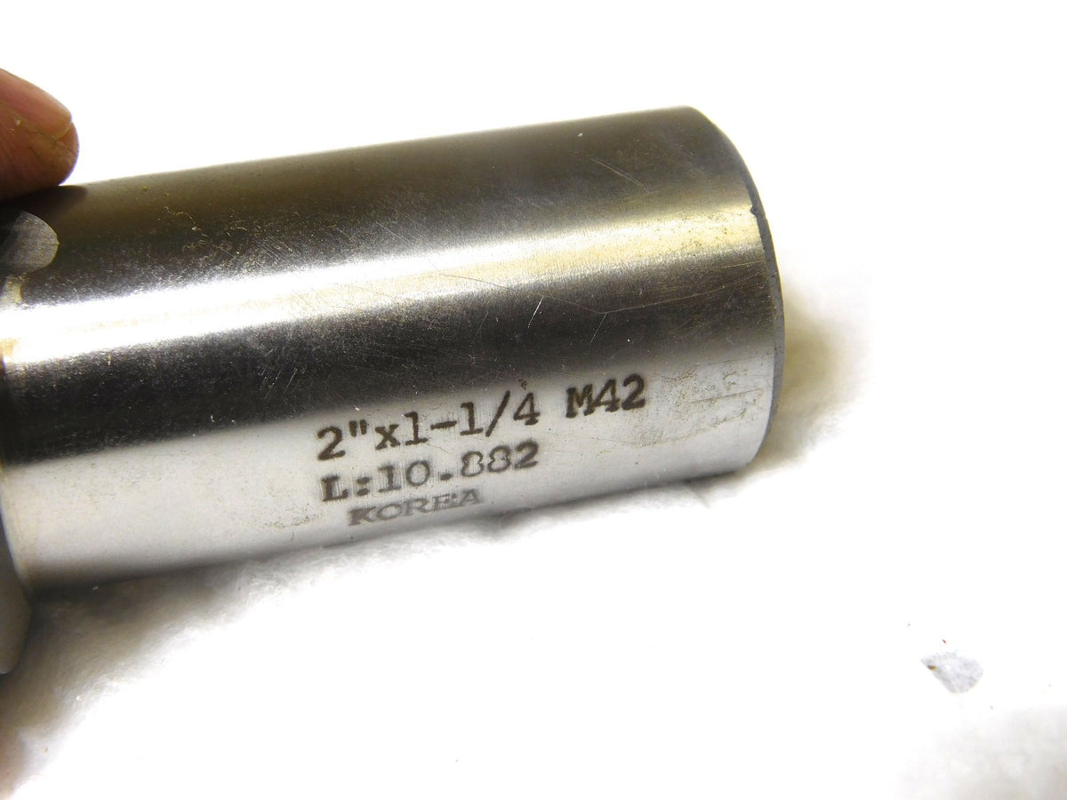 Interstate Cobalt Square End Mill 2 Dia 1-1/4 Shank Dia 2Fl 4-1/8L 11082201
