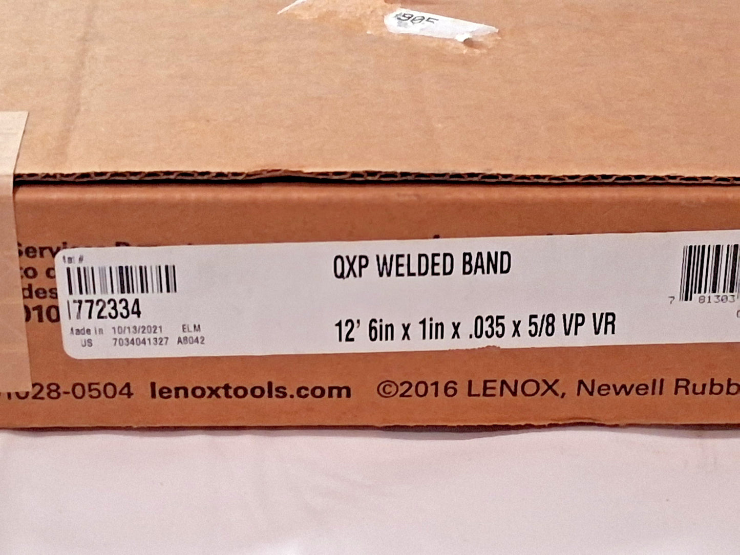 Lenox Welded Bandsaw Blade 12' 6 Long x 1" Wide x 5 to 8 TPI 51323905
