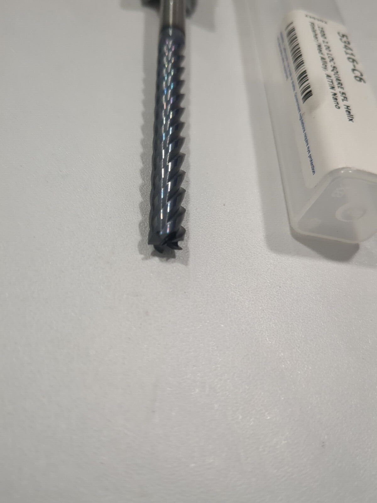 HARVEY TOOL Square End Mill: 1/4" Dia 5 Fl Solid Carbide 53416-C6