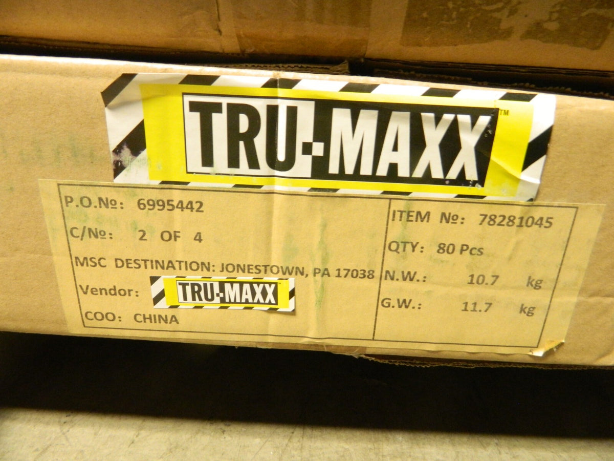 TRU-MAXX 12" Dia, 60 Grit, Aluminum Oxide Medium Grade Qty 80 78281045