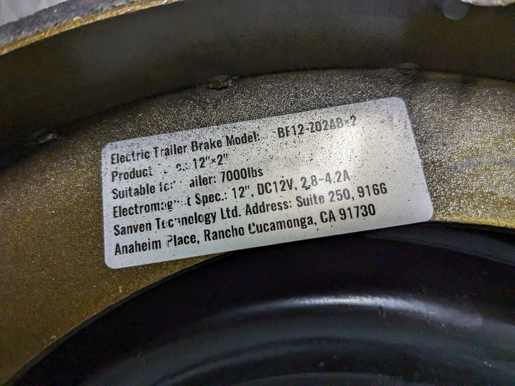 Vevor 12 x 2 Self Adjusting Trailer Brake Assembly Replacement for 7000 lb. Axle