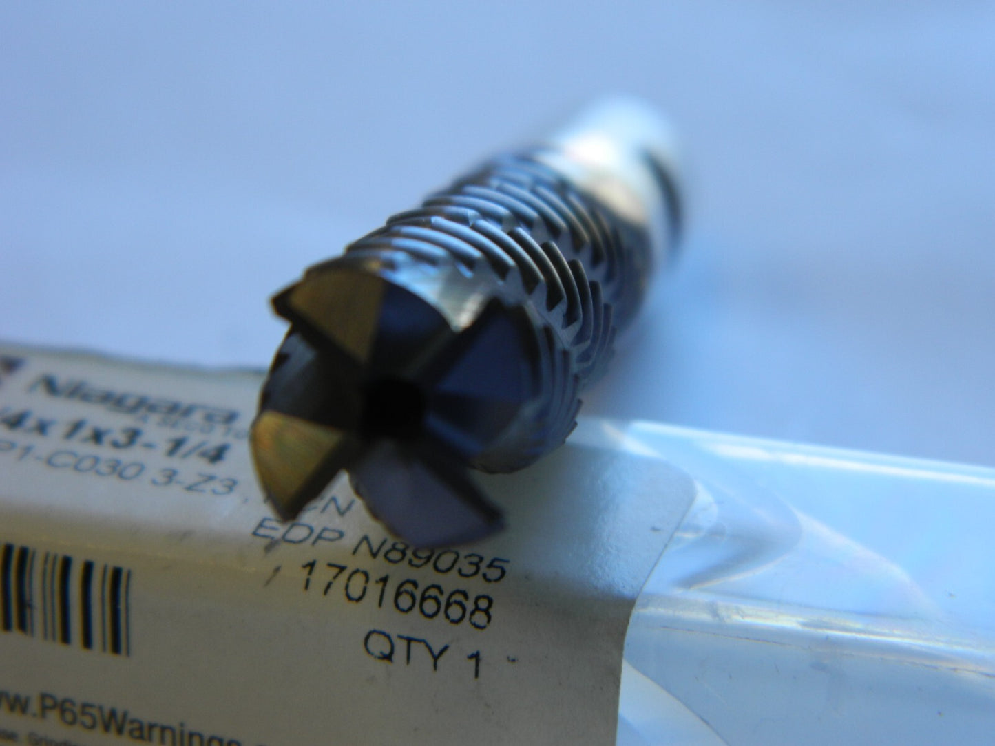 NIAGARA CUTTER Square End Mill: 1'' Dia, 1'' LOC, 3/4'