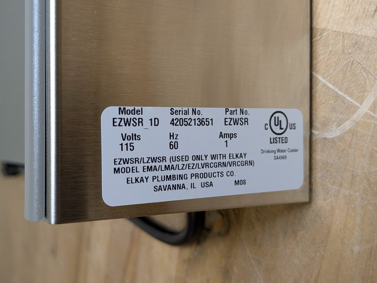 Elkay ezH20 Bottle Filling Station for EZ Coolers 115v 1 Amp EZWSR-1D