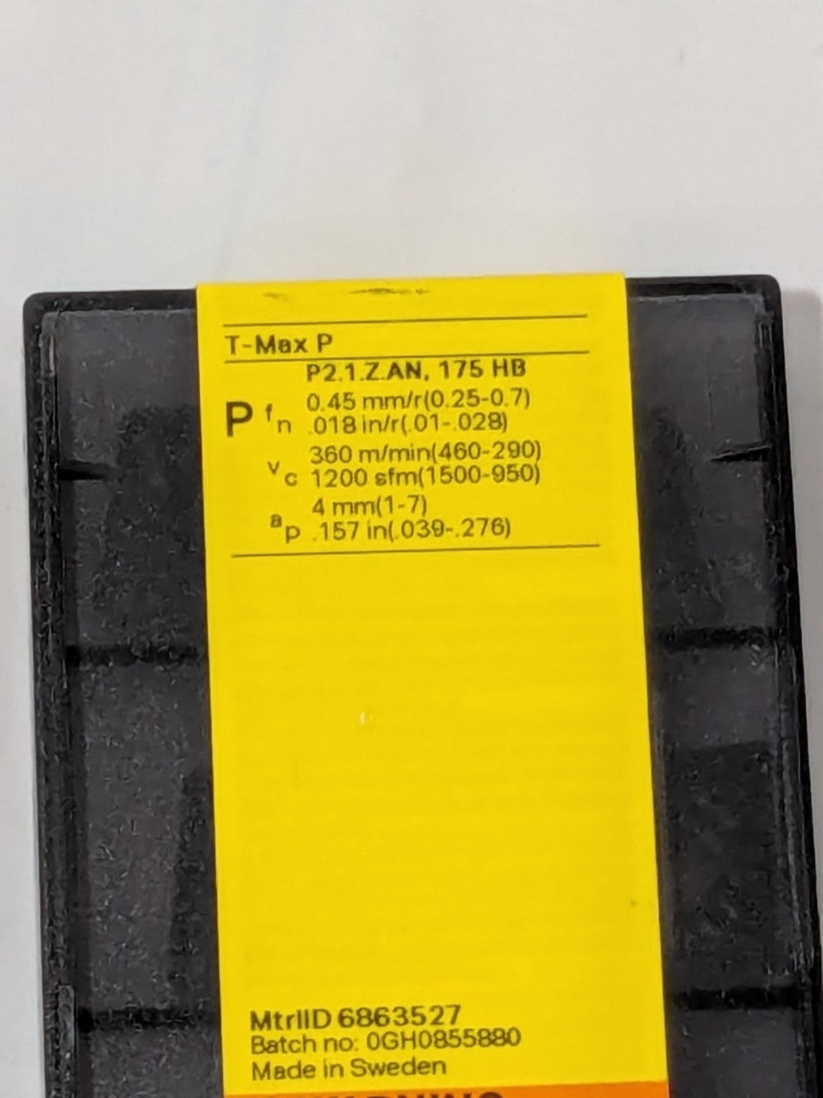 Sandvik Turning Insert: CNMG544-XMR 4315, Carbide Qty 10 6863527