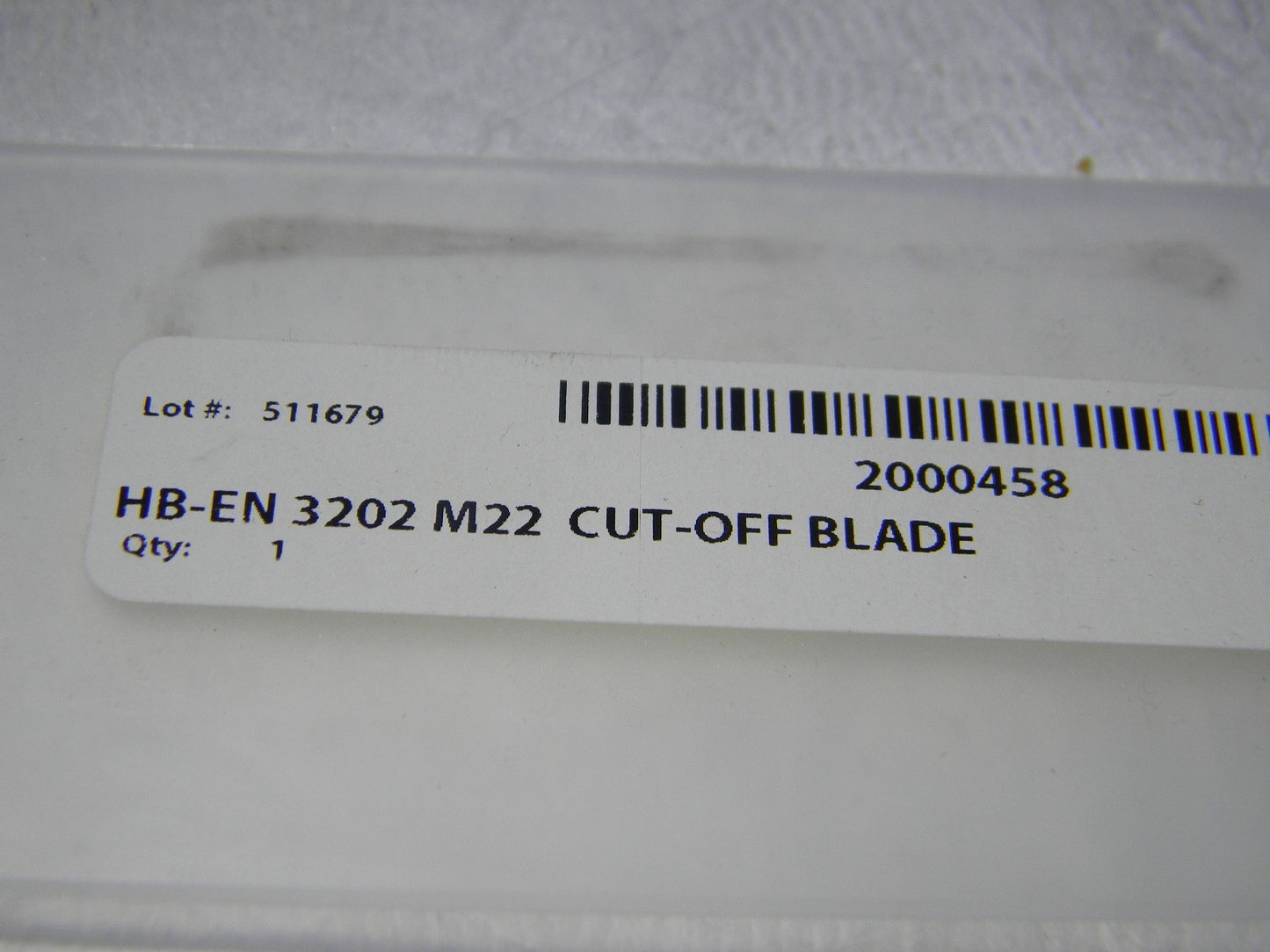 Hertel Indexable Cut Off Blade HB-EN 3202 M22 2000458